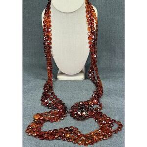 1950's Long Flapper Necklace